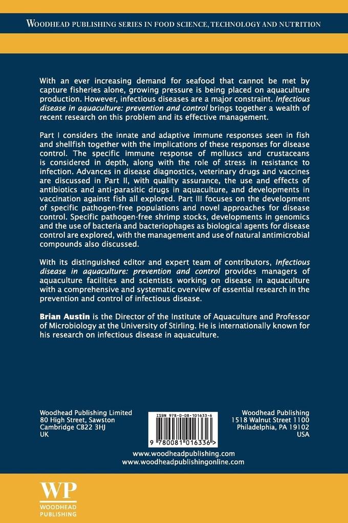 Weitere Ansicht: Infectious Disease in Aquaculture