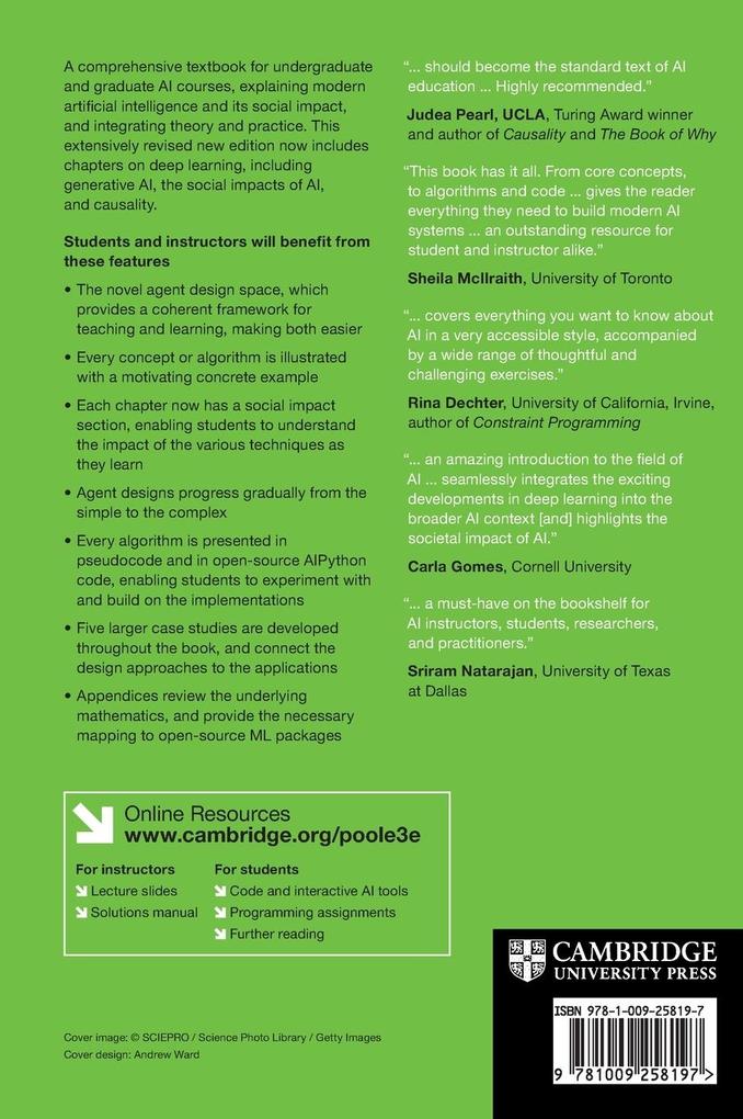 Weitere Ansicht: Artificial Intelligence | Alan K. Mackworth, David L. Poole