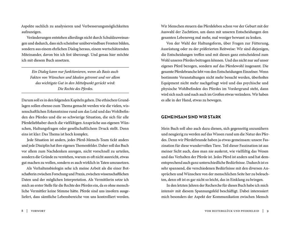 Weitere Ansicht: Die Rechte der Pferde | Marlitt Wendt