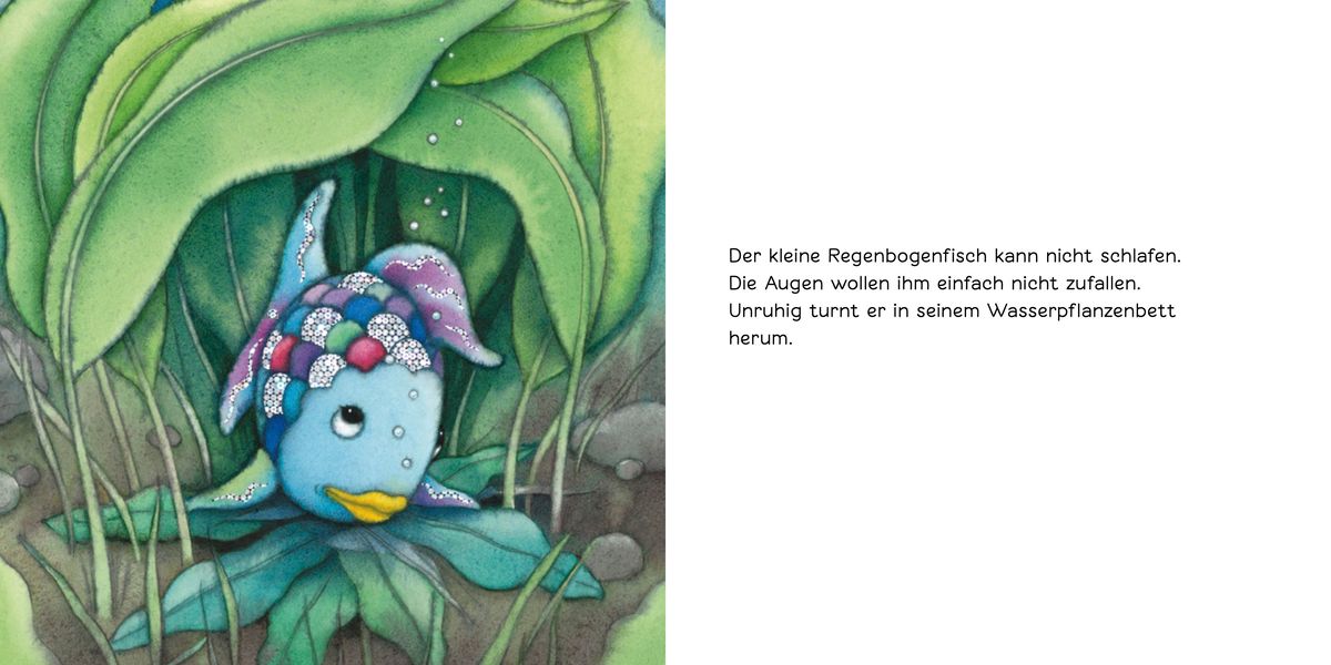 Weitere Ansicht: Schlaf gut, kleiner Regenbogenfisch (kleine Pappe) | Marcus Pfister