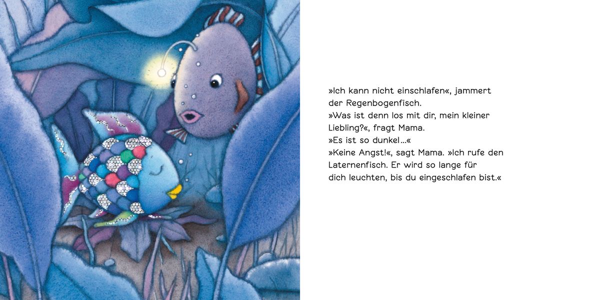Weitere Ansicht: Schlaf gut, kleiner Regenbogenfisch (kleine Pappe) | Marcus Pfister