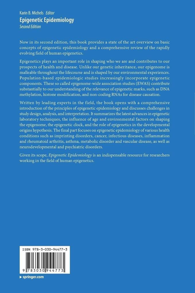 Weitere Ansicht: Epigenetic Epidemiology