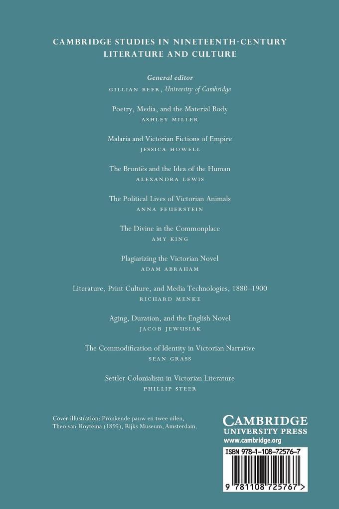 Weitere Ansicht: Mimicry and Display in Victorian Literary Culture | Will Abberley