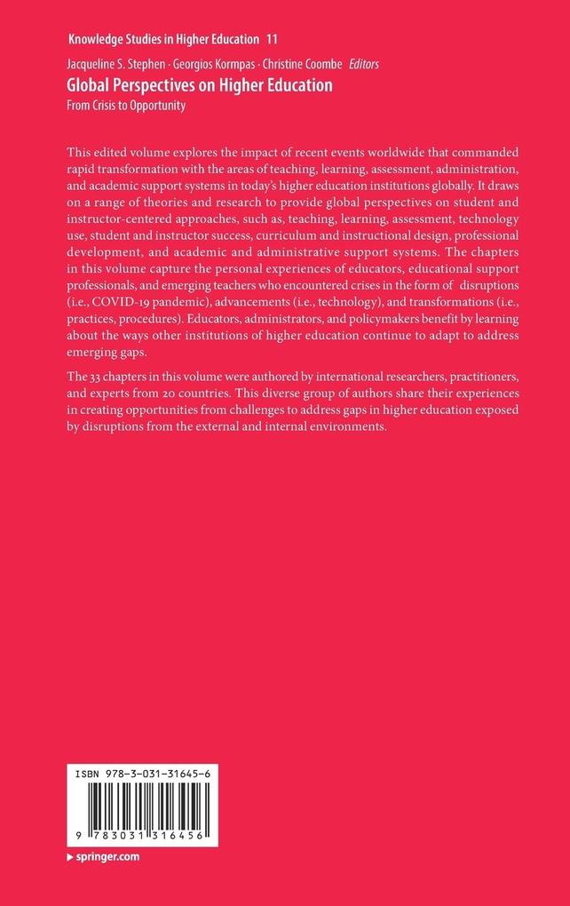 Weitere Ansicht: Global Perspectives on Higher Education