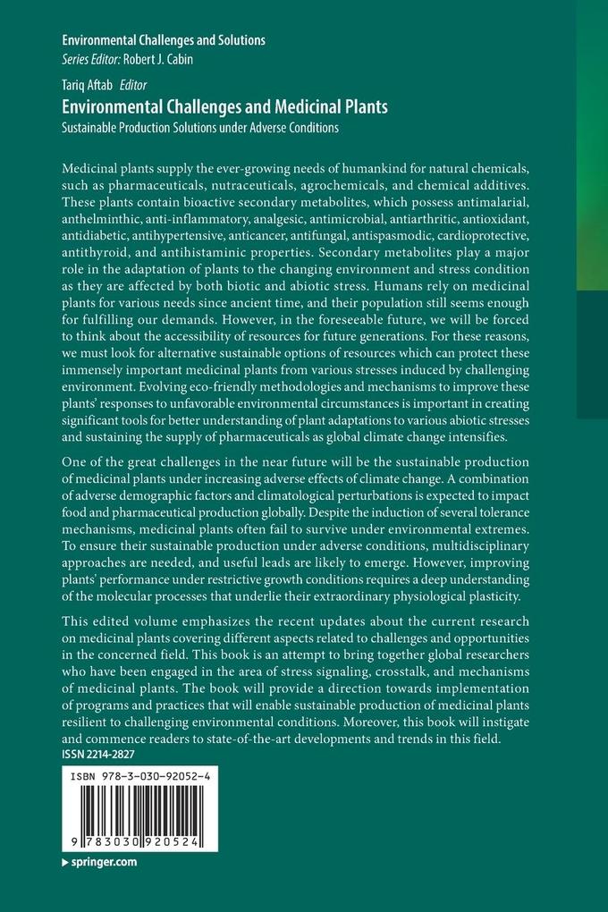 Weitere Ansicht: Environmental Challenges and Medicinal Plants