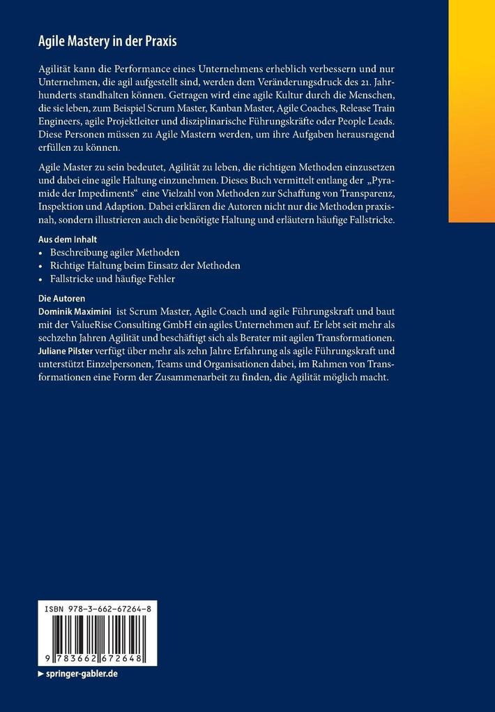 Weitere Ansicht: Agile Mastery in der Praxis | Dominik Maximini, Juliane Pilster
