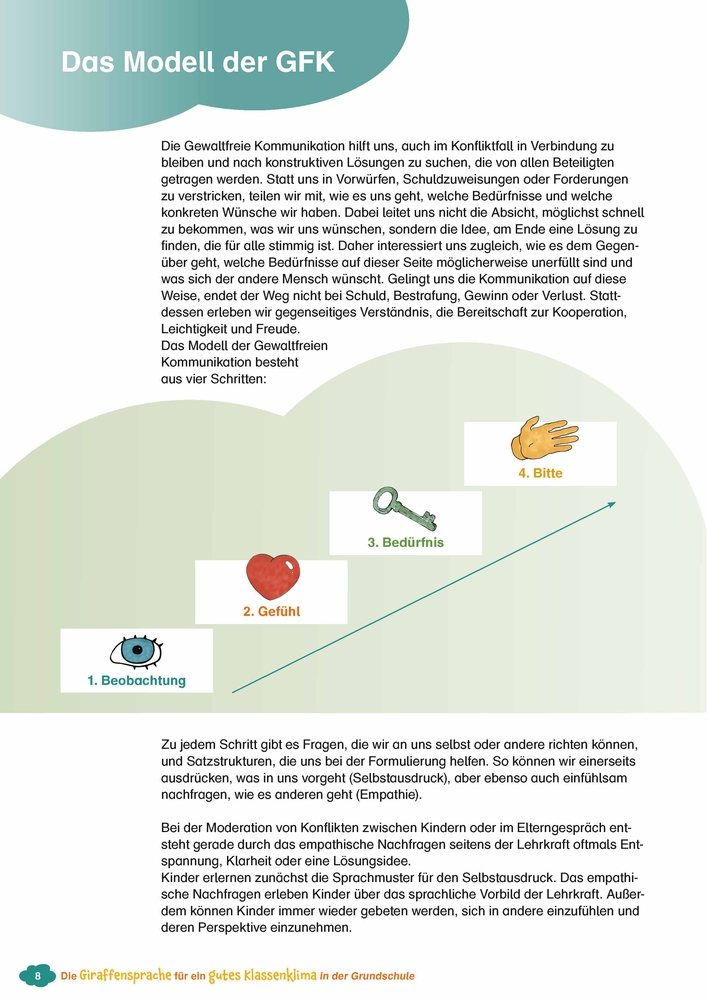 Weitere Ansicht: Die Giraffensprache für ein gutes Klassenklima in der Grundschule | Evelyn Schöllmann, Sven Schöllmann