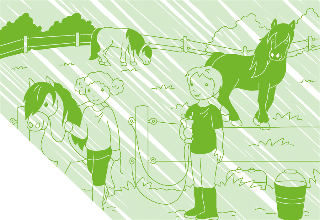 Weitere Ansicht: Zaubermalbuch. Pferde und Ponys