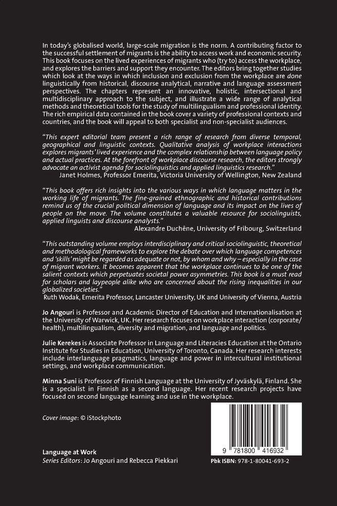 Weitere Ansicht: Language, Migration and In/Exclusion in the Workplace