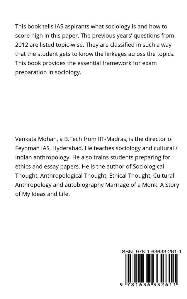 Weitere Ansicht: IAS Sociology | Feynman Ias