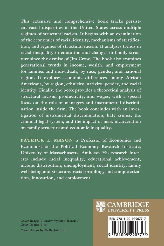 Weitere Ansicht: The Economics of Structural Racism | Patrick L Mason