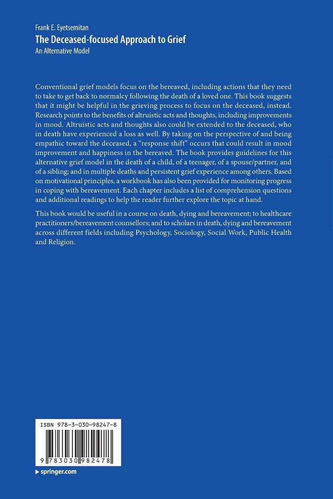 Weitere Ansicht: The Deceased-focused Approach to Grief | Frank E. Eyetsemitan