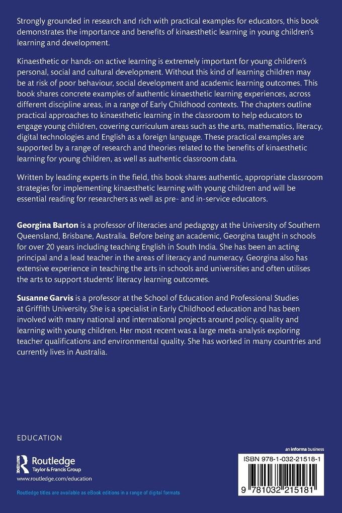 Weitere Ansicht: Kinaesthetic Learning in Early Childhood