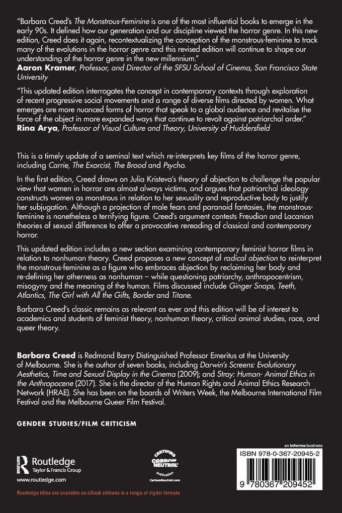 Weitere Ansicht: The Monstrous-Feminine | Barbara Creed