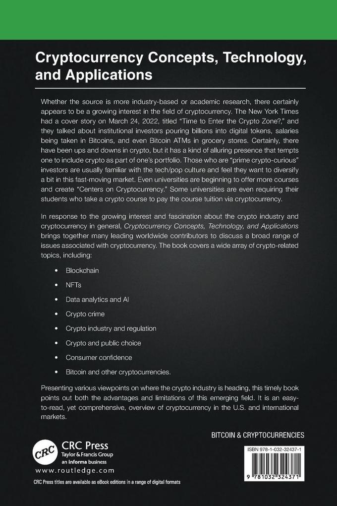 Weitere Ansicht: Cryptocurrency Concepts, Technology, and Applications