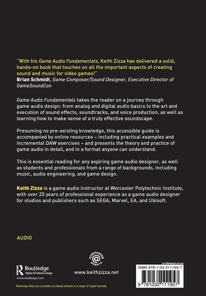 Weitere Ansicht: Game Audio Fundamentals | Keith Zizza