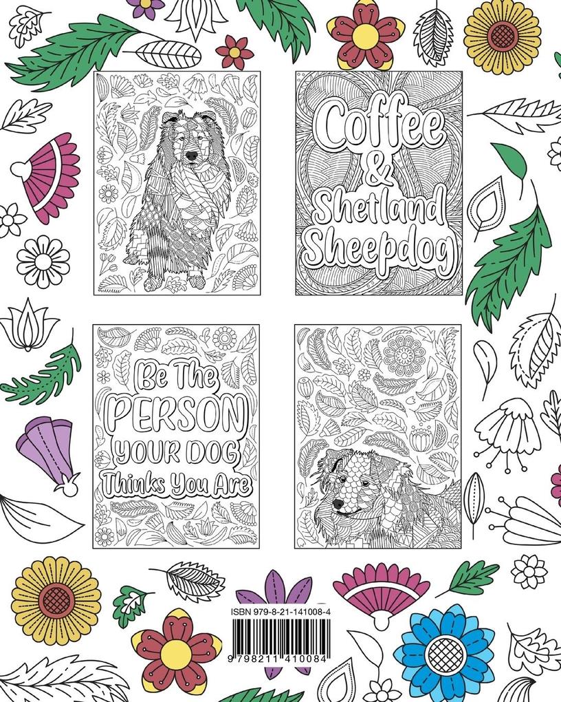 Weitere Ansicht: Sheltie Coloring Book | Paperland