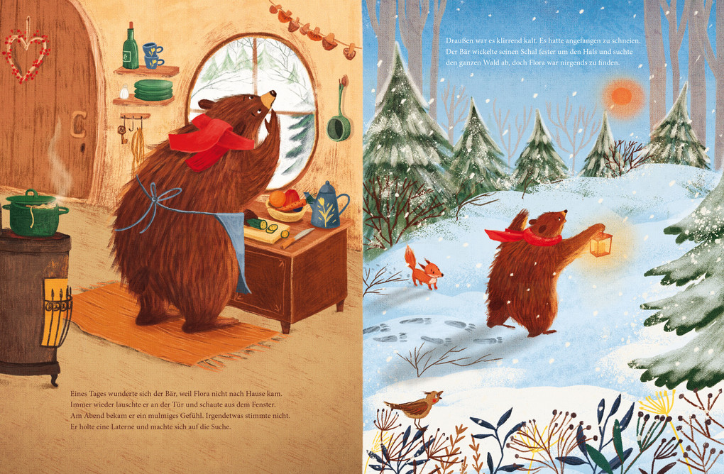 Weitere Ansicht: Flora und der Bär im Zauberwald | Olga Strobel