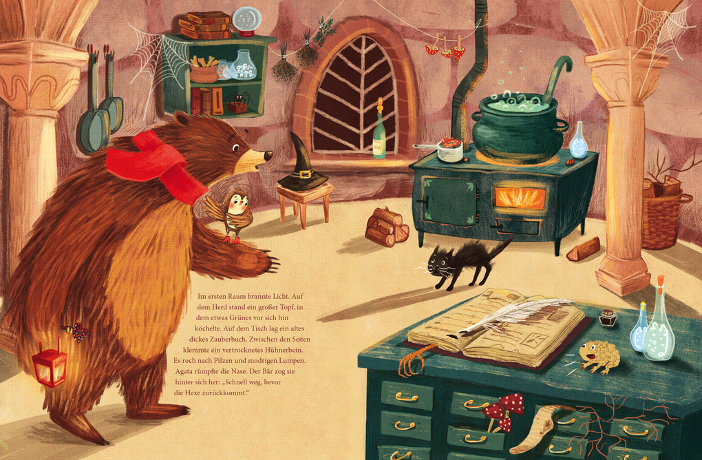 Weitere Ansicht: Flora und der Bär im Zauberwald | Olga Strobel