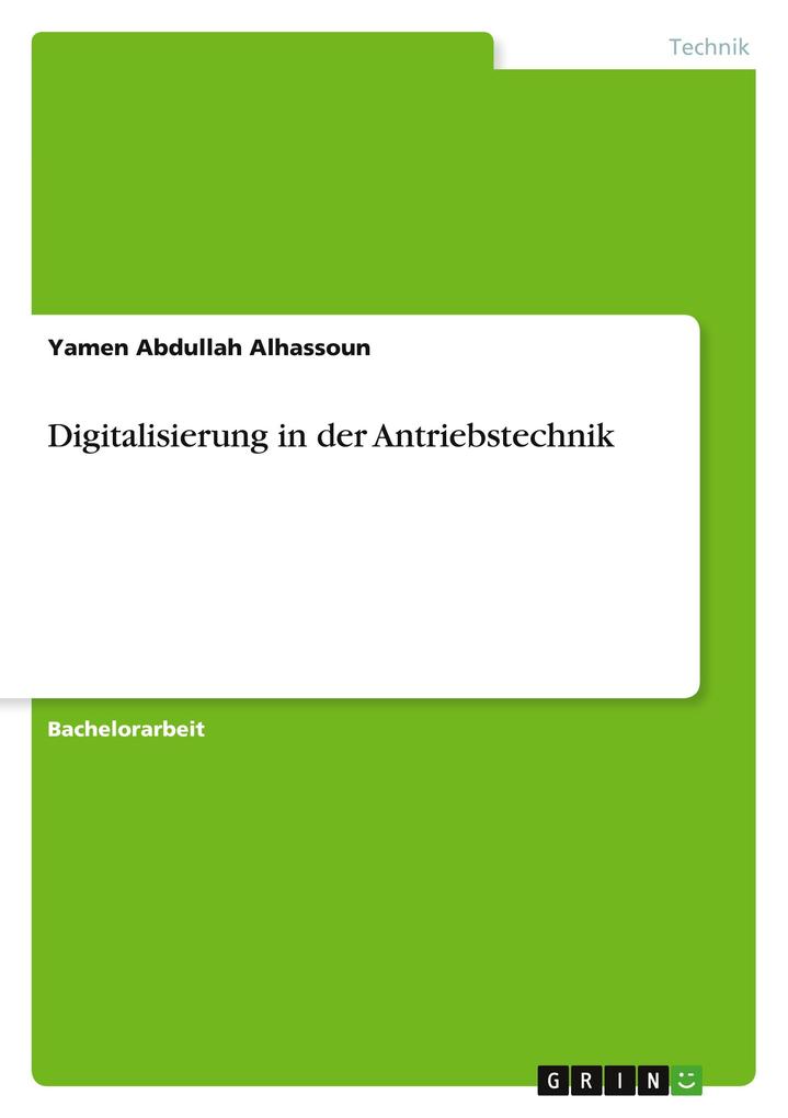 Produktbild: Digitalisierung in der Antriebstechnik | Yamen Abdullah Alhassoun