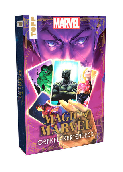 Produktbild: Magic of MARVEL Orakel-Kartendeck. Ein Blick in die Zukunft mit den Original MARVEL-Superhelden wie | Casey Gilly