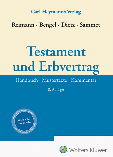 Produktbild: Testament und Erbvertrag