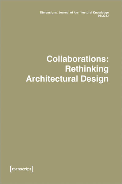 Produktbild: Dimensions. Journal of Architectural Knowledge