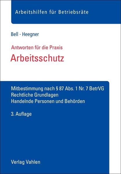 Produktbild: Arbeitsschutz | Regina Bell, Sabine Heegner