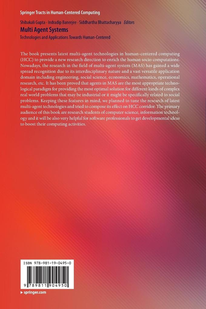 Weitere Ansicht: Multi Agent Systems