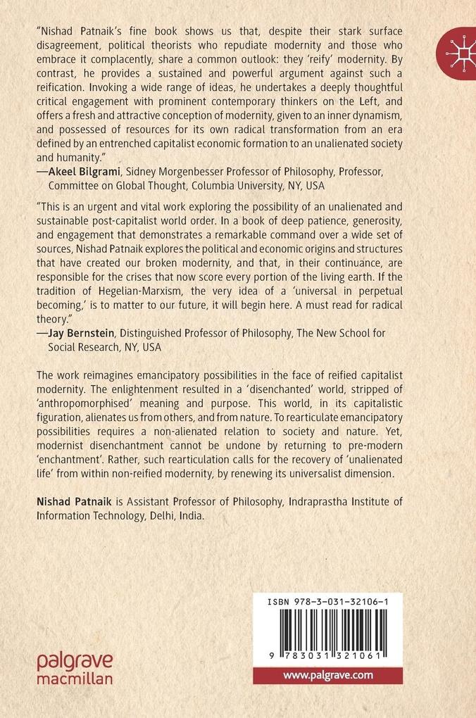 Weitere Ansicht: Modernity and its Futures Past | Nishad Patnaik