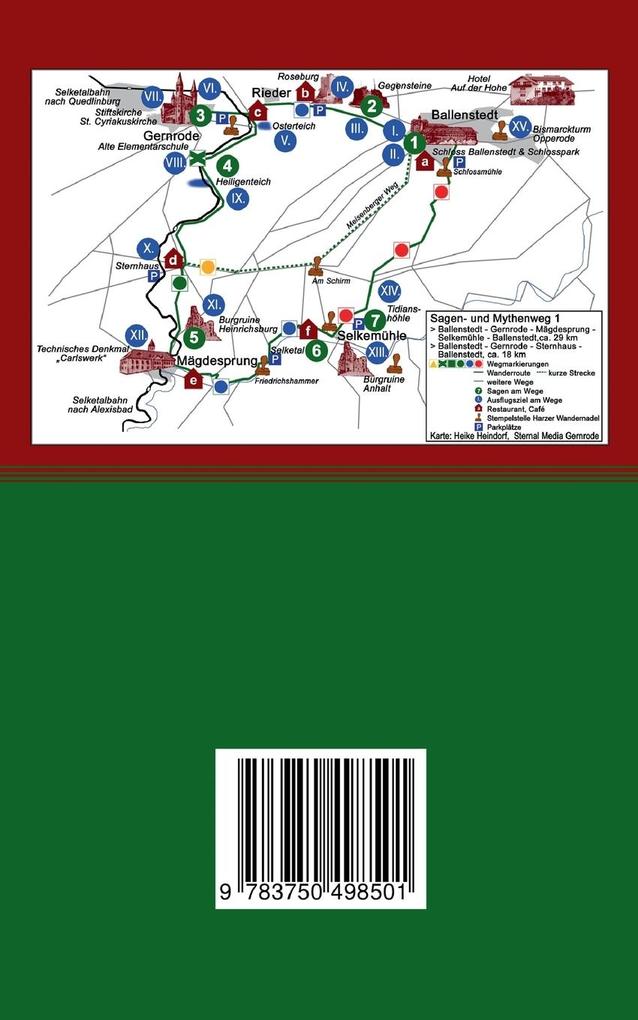 Weitere Ansicht: Kleines Harzwanderbuch der Sagen und Mythen 1 | Bernd Sternal