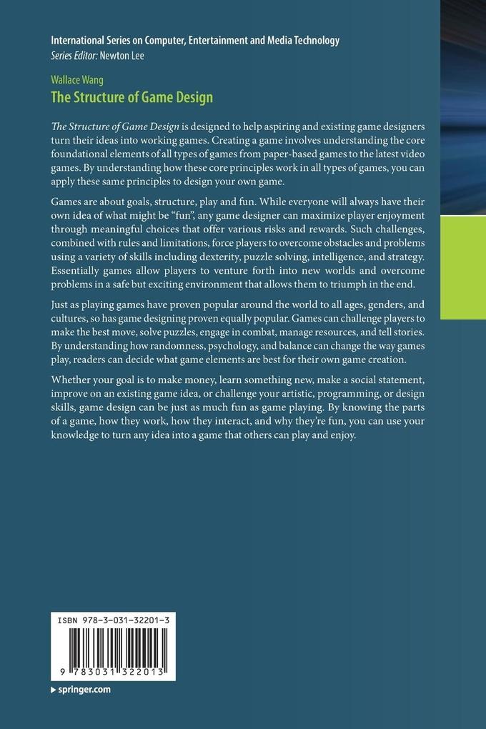 Weitere Ansicht: The Structure of Game Design | Wallace Wang