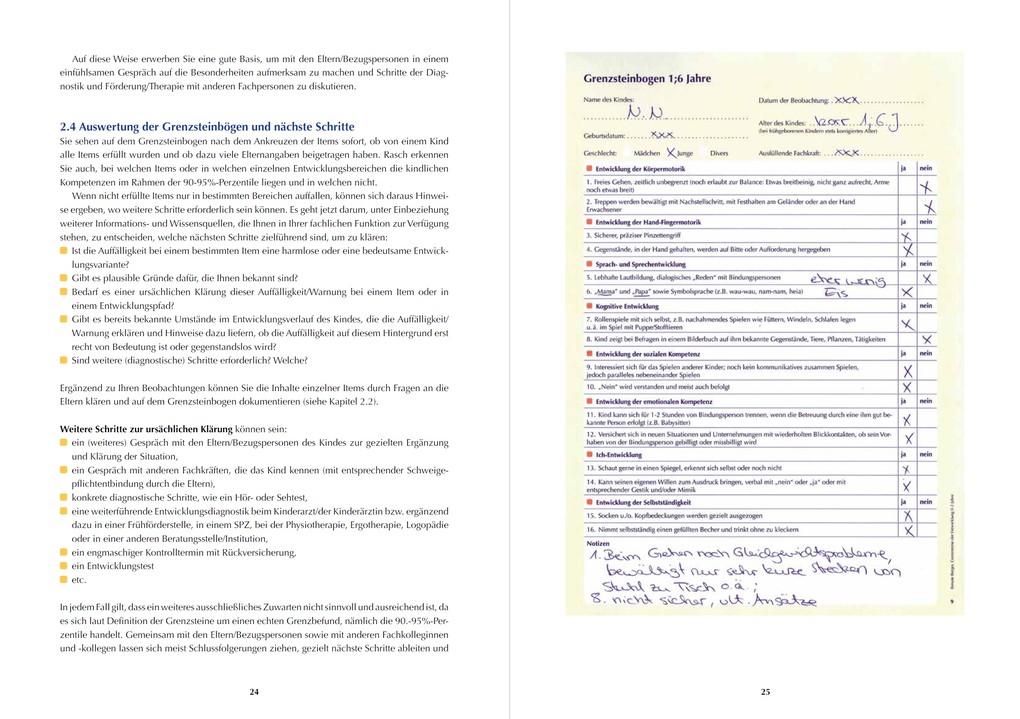 Weitere Ansicht: Grenzsteine der Entwicklung nach Michaelis. Manual | Renate Berger