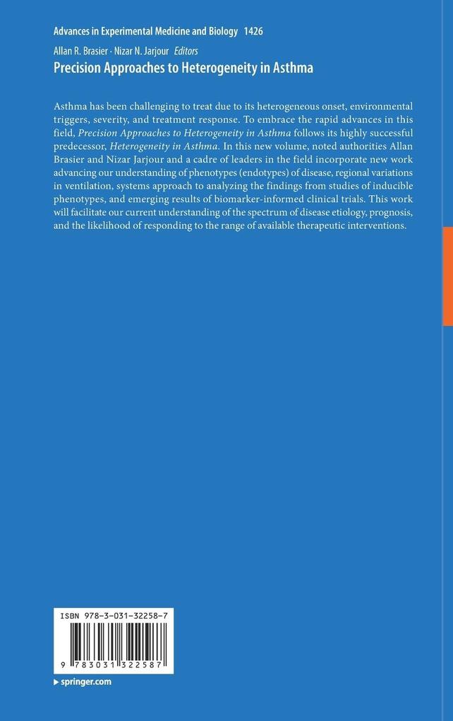 Weitere Ansicht: Precision Approaches to Heterogeneity in Asthma