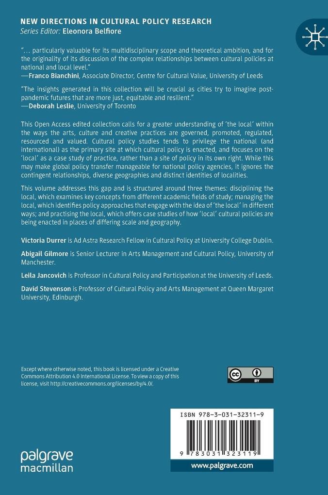 Weitere Ansicht: Cultural Policy is Local