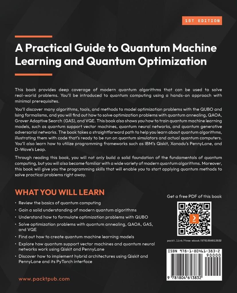 Weitere Ansicht: A Practical Guide to Quantum Machine Learning and Quantum Optimisation | Elías F. Combarro, Samuel González-Castillo
