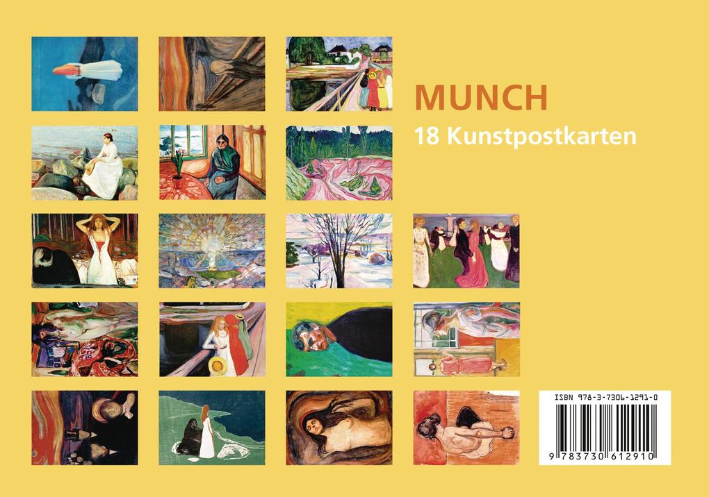 Weitere Ansicht: Postkarten-Set Edvard Munch | Edvard Munch
