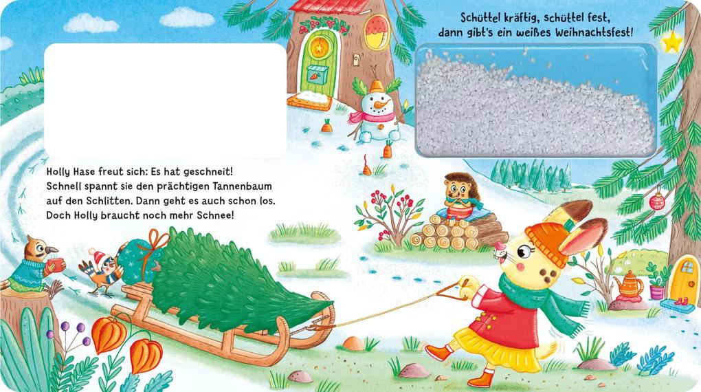 Weitere Ansicht: Schüttel-Pappe: Schüttel kräftig, schüttel fest, dann gibt's ein weißes Weihnachtsfest! | Madlen Ottenschläger
