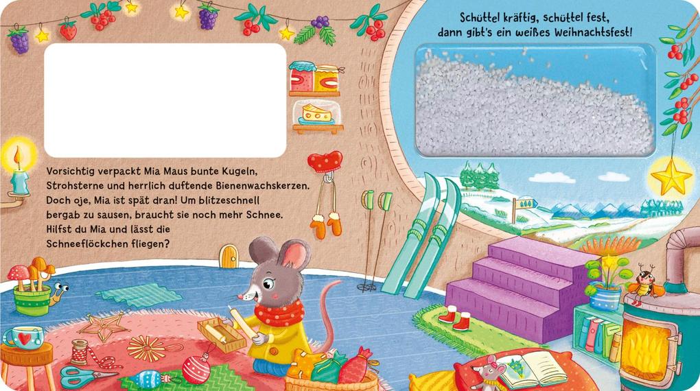 Weitere Ansicht: Schüttel-Pappe: Schüttel kräftig, schüttel fest, dann gibt's ein weißes Weihnachtsfest! | Madlen Ottenschläger