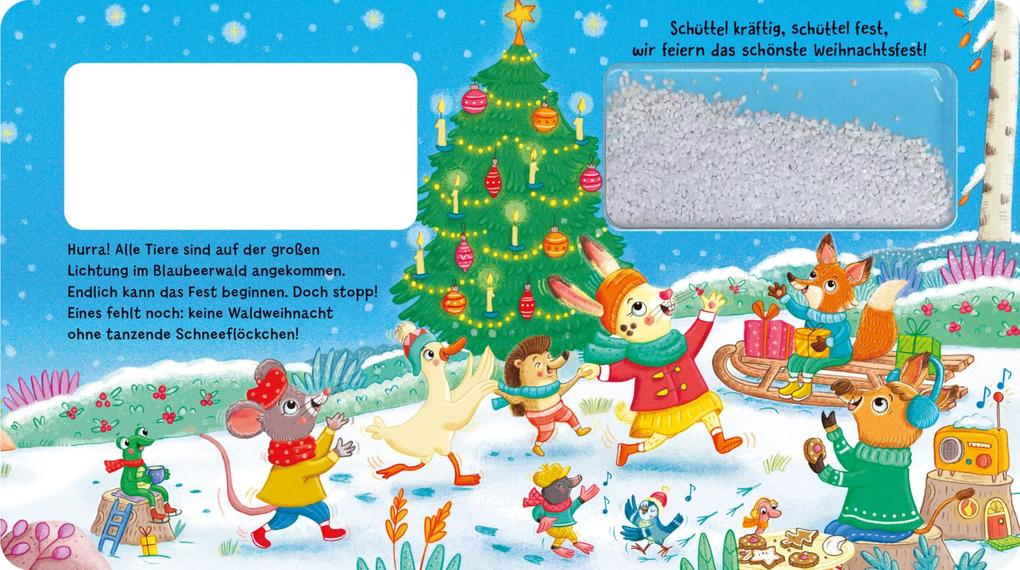 Weitere Ansicht: Schüttel-Pappe: Schüttel kräftig, schüttel fest, dann gibt's ein weißes Weihnachtsfest! | Madlen Ottenschläger