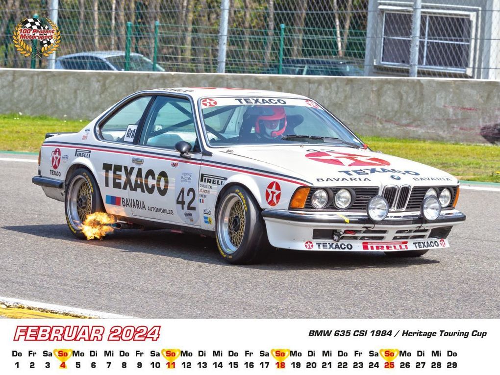 Weitere Ansicht: BMW im Rennsport Kalender 2024 | Frank Pommer
