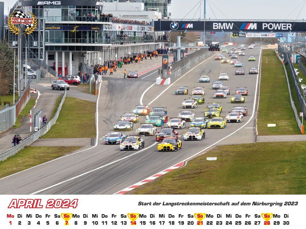 Weitere Ansicht: BMW im Rennsport Kalender 2024 | Frank Pommer