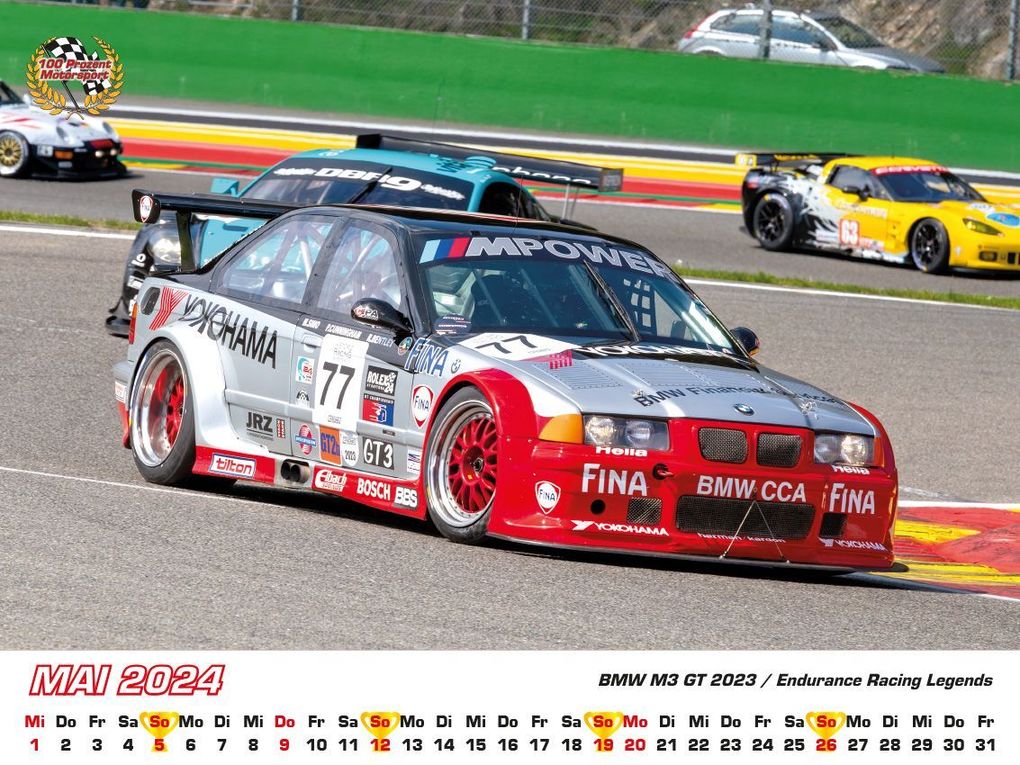 Weitere Ansicht: BMW im Rennsport Kalender 2024 | Frank Pommer