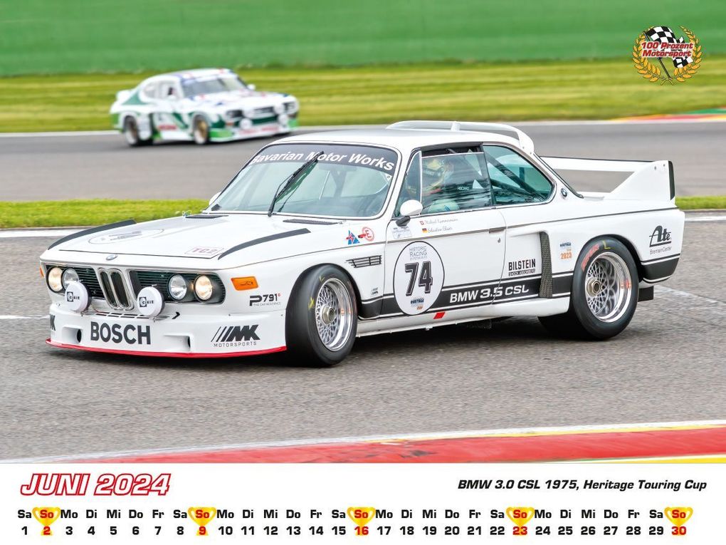 Weitere Ansicht: BMW im Rennsport Kalender 2024 | Frank Pommer