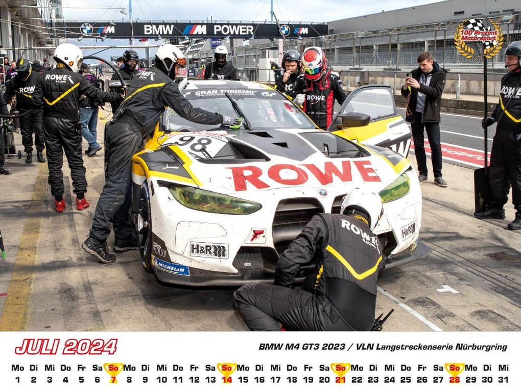 Weitere Ansicht: BMW im Rennsport Kalender 2024 | Frank Pommer