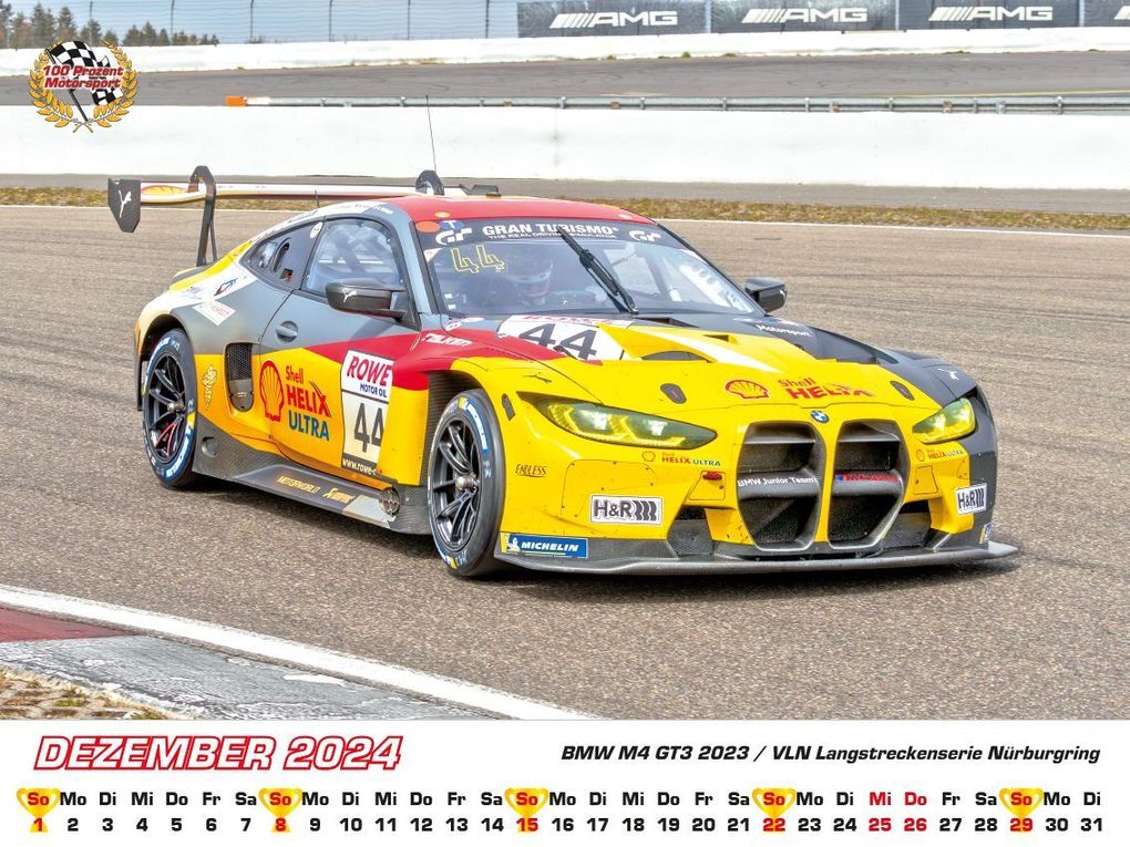 Weitere Ansicht: BMW im Rennsport Kalender 2024 | Frank Pommer