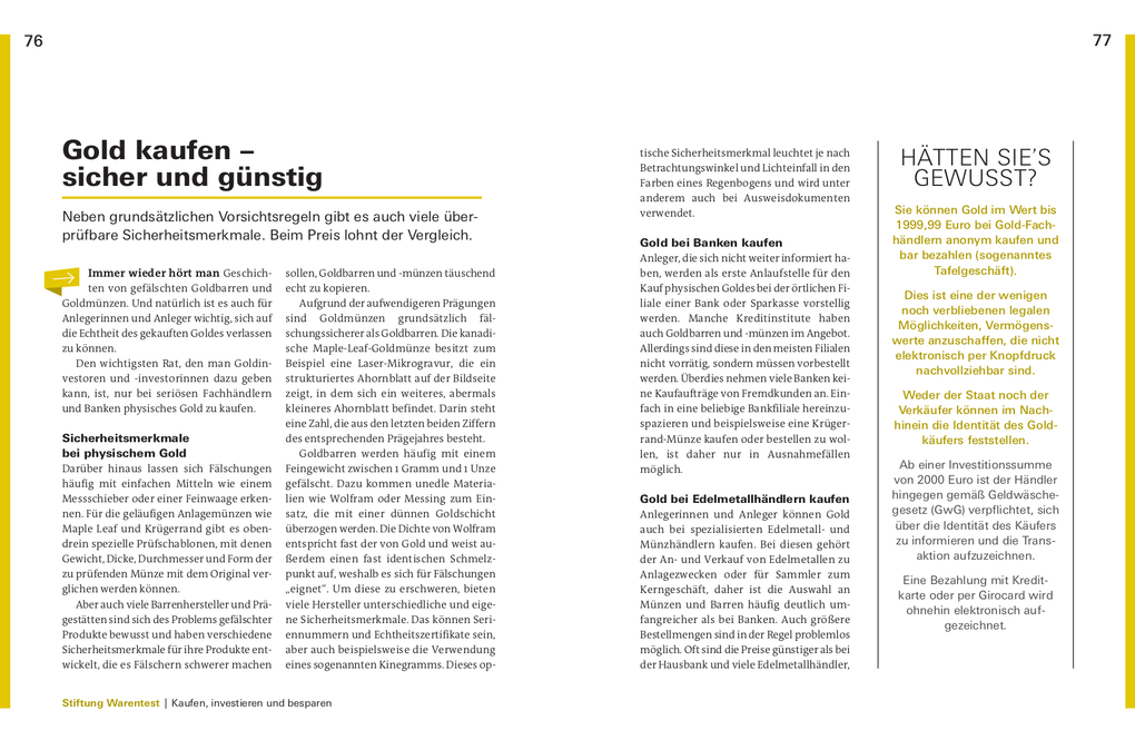 Weitere Ansicht: Investieren in Gold | Markus Kühn, Stefanie Kühn