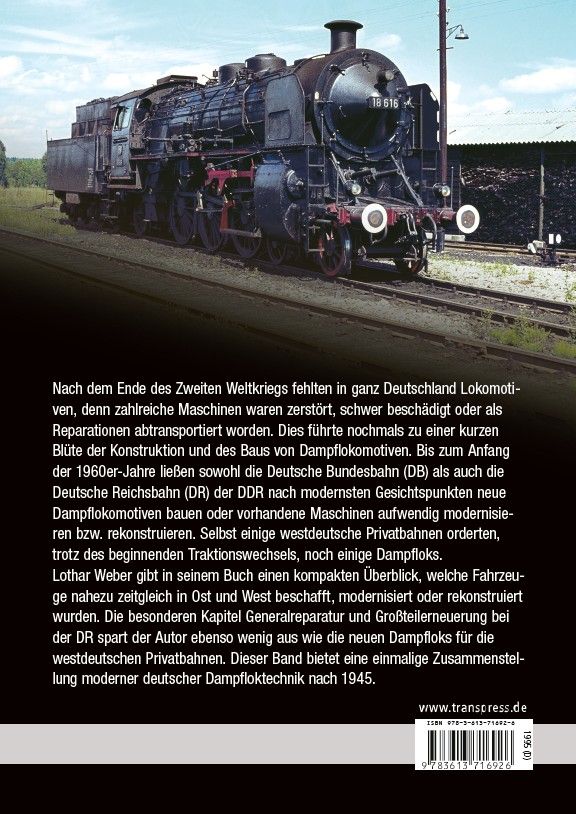 Weitere Ansicht: Moderne Dampfloks nach 1945 | Lothar Weber