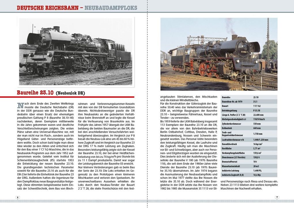 Weitere Ansicht: Moderne Dampfloks nach 1945 | Lothar Weber