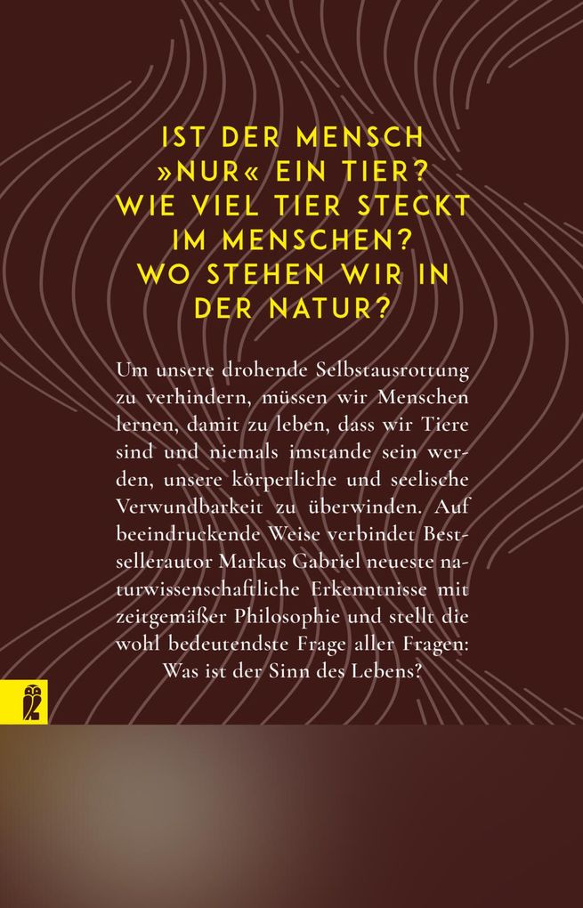 Weitere Ansicht: Der Mensch als Tier | Markus Gabriel